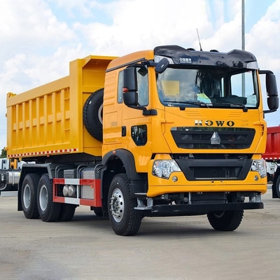 Howo Brand 6x4 Dump Truck 375 pk Manuele Transmissie Diesel Brandstof Nieuwe voorwaarde voor de bouw in Afrika