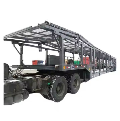 Zware 2-assige wagen sleepwagen 6-8 wagen drager vrachtwagen aanhangwagen Europese stijl wagen sleepwagen utility aanhangwagen met luchtvering