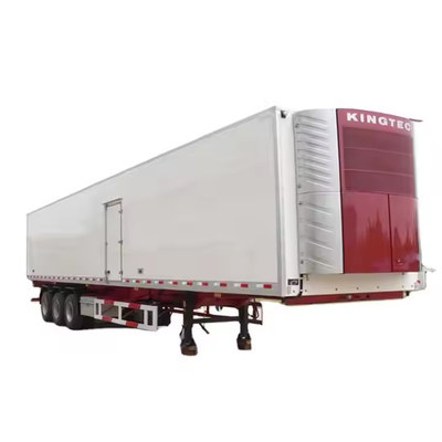 3 assen 53ft 40ft Carrier Refrigerated Van Truck Trailers voor het transport van bevroren voedsel