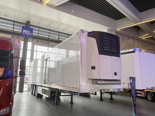 3 assen koelwagentrailer cryogene halftrailer vriezertrailer