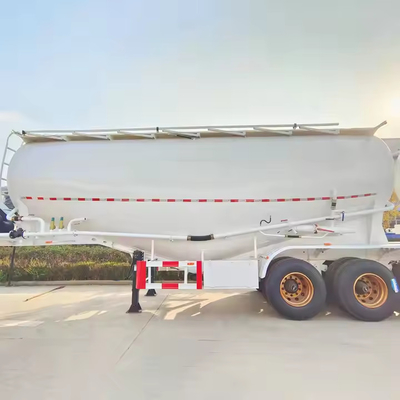 Bulk Cemententank Halve aanhangwagen 3 assen 60 kubieke meter Bulk Cemententanker Halve aanhangwagen