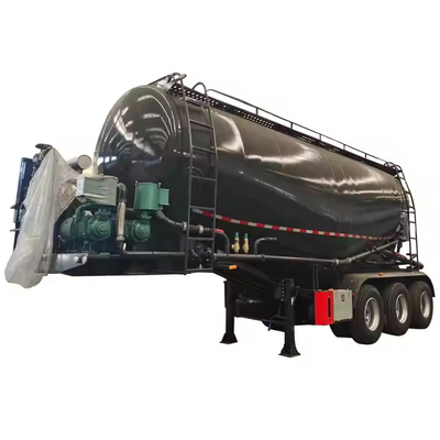 China Fabriek Goedkope prijs cement bulker trailer 4 Alex 45cbm poeder bulk cement tank truck transporteur cement tank