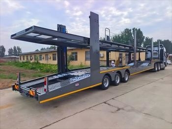 Betrouwbare voertuigdrager Semi-trailer Voor efficiënt vervoer van auto's Zorg voor maximale bescherming Hoge stabiliteit
