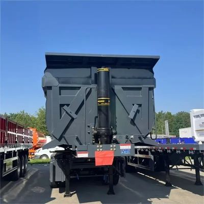 Truck Trailer 3 Axel 4 Axel Tipping Tipper Achterste Dump Truck Semi-trailer voor de bouw