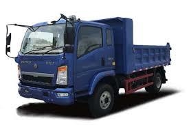 Blauwe licht kiepwagen 4x2 met brandstoftankcapaciteit 200-300L