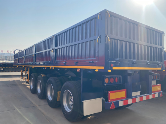 Zware zijwand container oplegger voor goederenvervoer